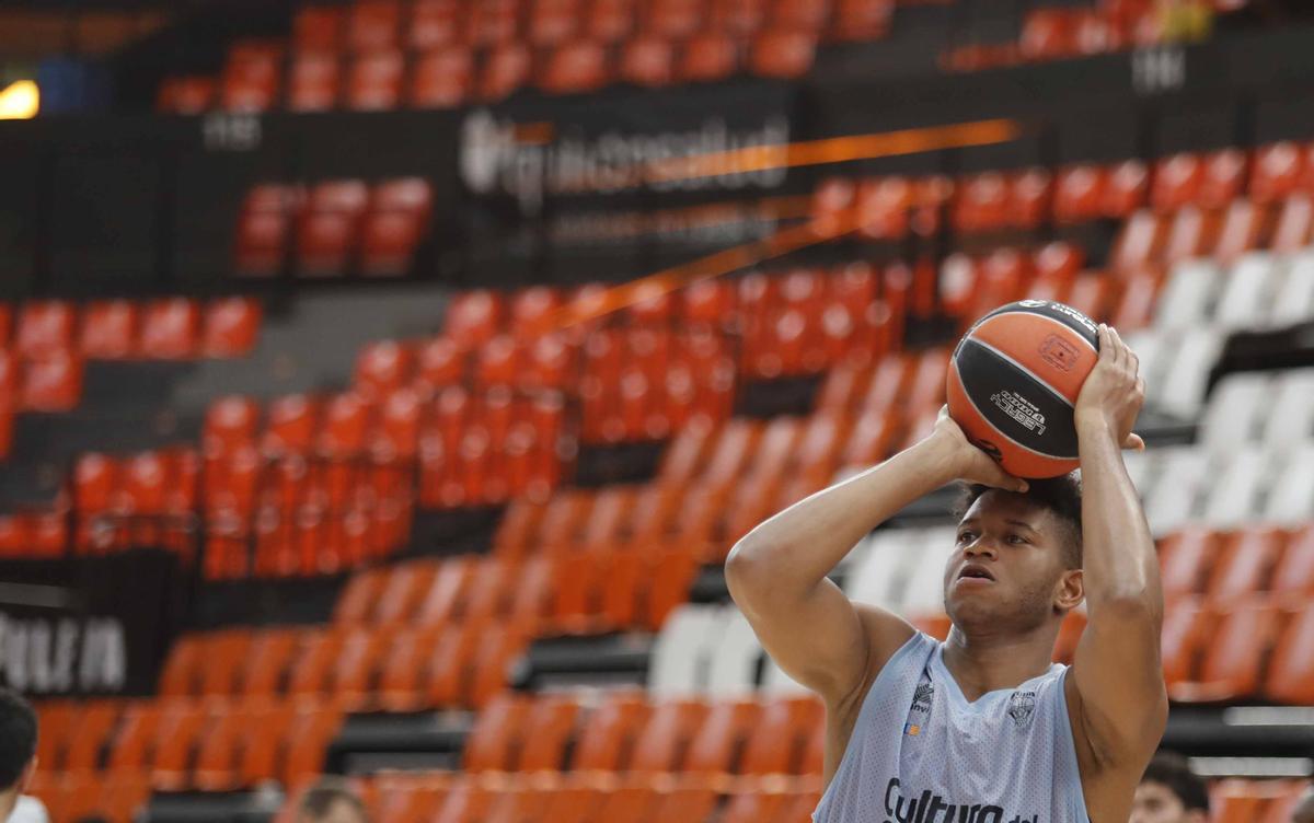 Así fue la sesión de entrenamiento para Valencia Basket
