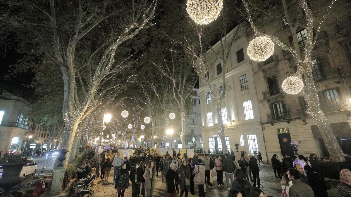 La Navidad llega a Palma: así ha sido el encendido de luces