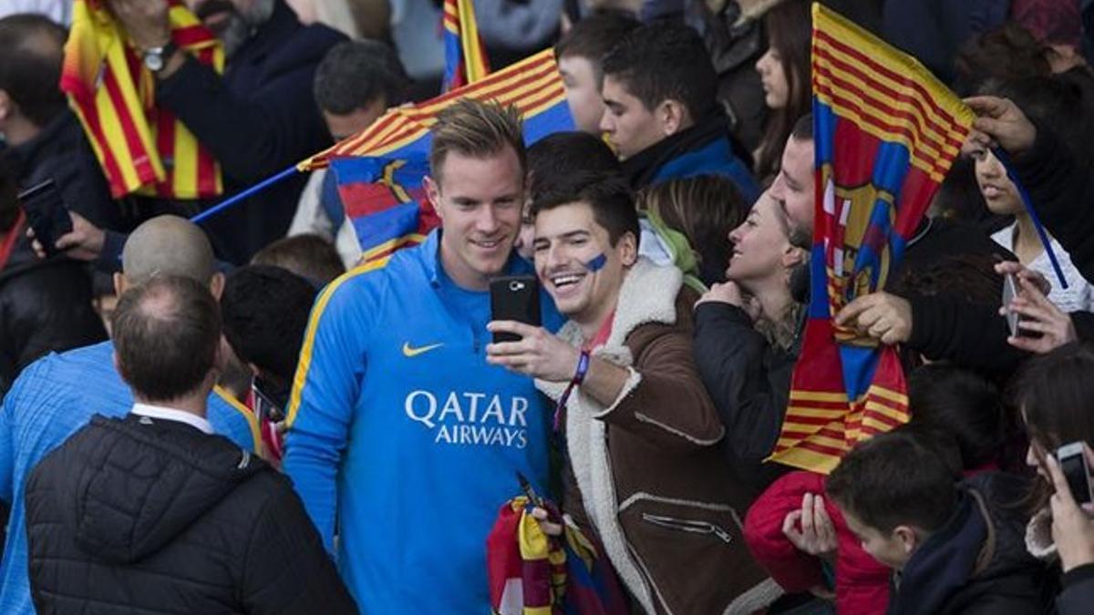 Marc Andre ter Stegen no tiene los minutos que quiere en el Barcelona