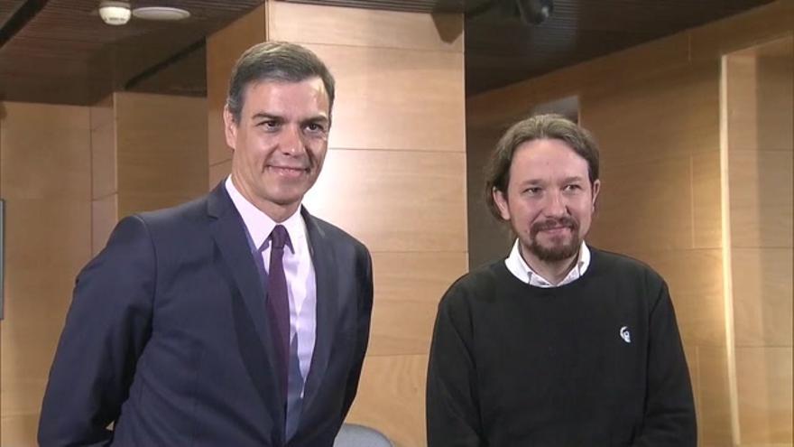 Sánchez propone a Iglesias un "gobierno de cooperación"