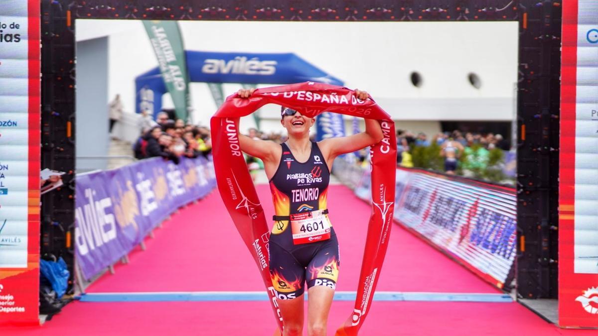María Tenorio entra vencedora en Avilés.