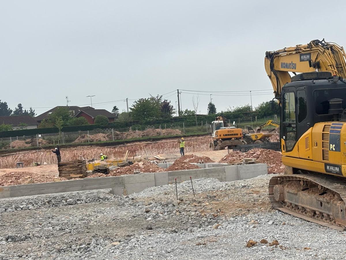 Las obras en las parcelas de Bexie Group