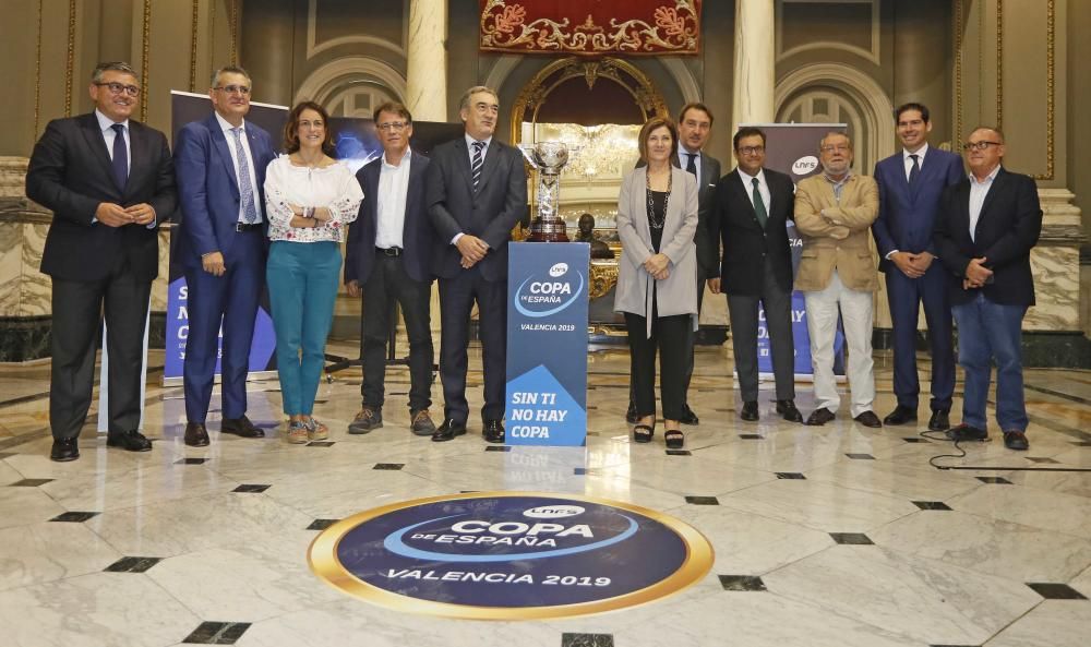 Presentación Copa de España fútbol sala Valencia