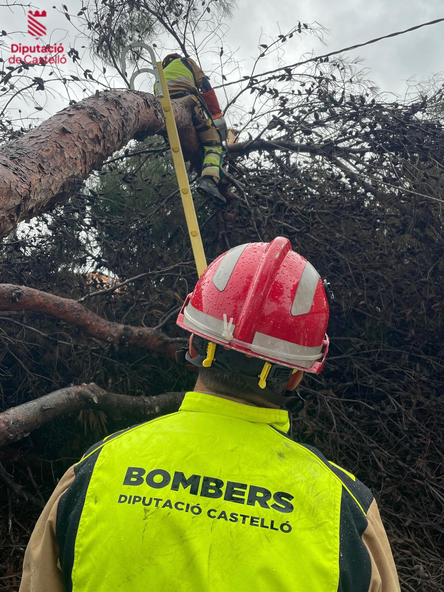 Galería: Las imágenes de las intervenciones de los bomberos duranta la dana