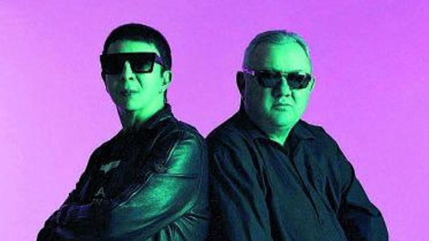 Marc Almond 
y Dave Ball, 
integrantes de 
Soft Cell.