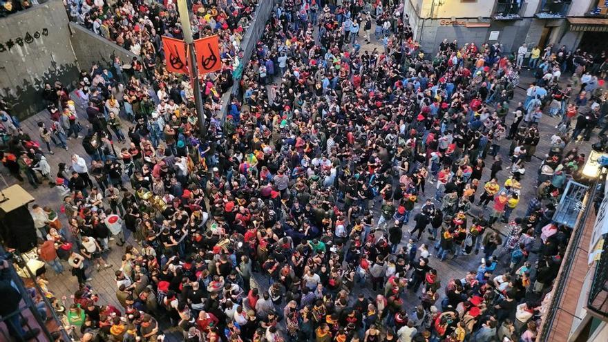 L'inici de la Patum Completa d'aquest dijous s'endarrereix