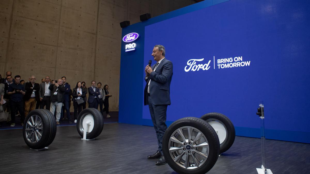 Jesús Alonso, presidente de Ford Iberia, minutos antes de la presentación del nuevo Explorer.