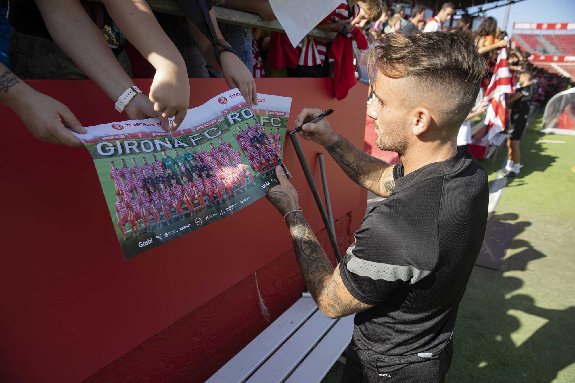 Entrenament obert del Girona FC a Montilivi per les Fires de Girona