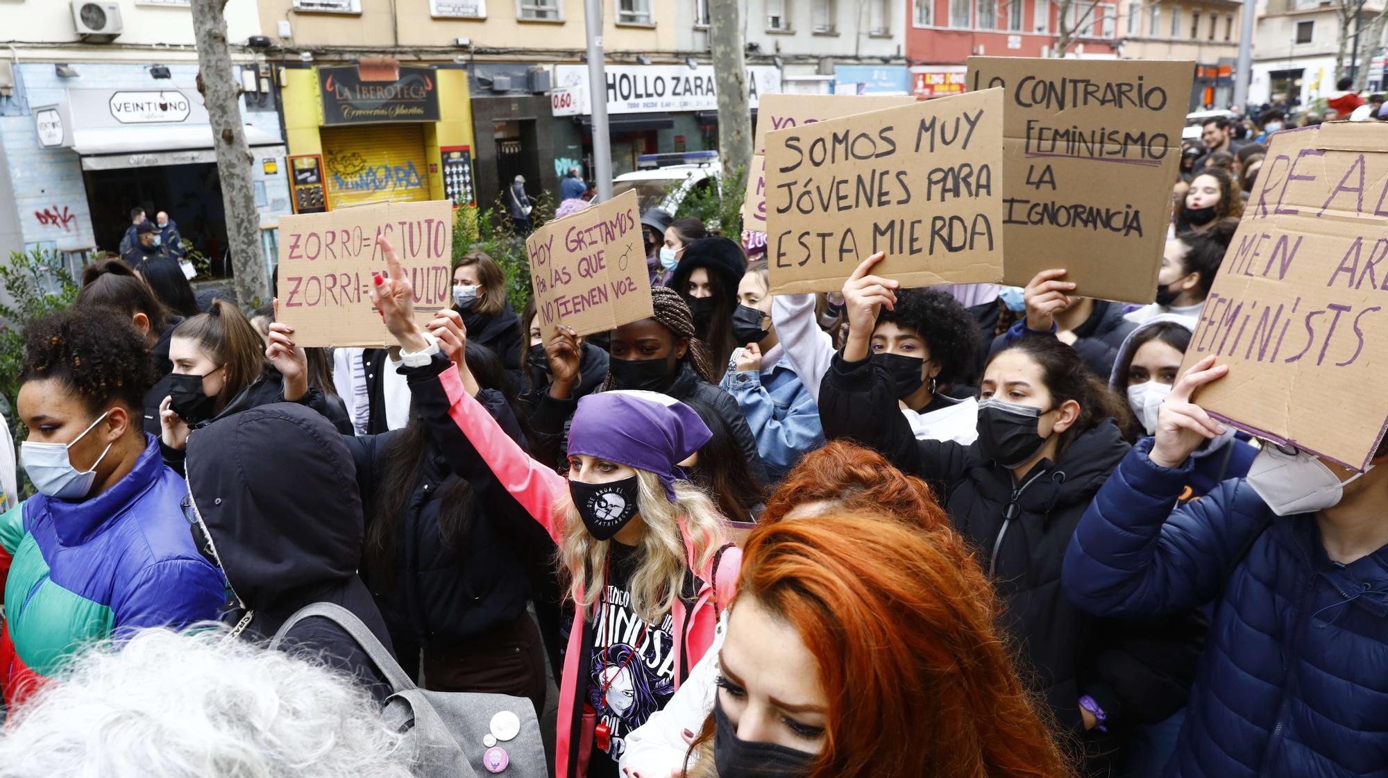 Manifestación estudiantil 8-M 2022