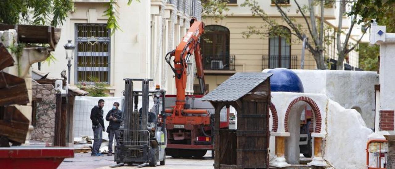 Xàtiva comienza a montar su tradicional Belén | PERALES IBORRA