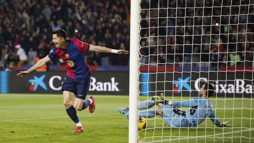 El 3-0 del FC Barcelona en el FC Barcelona 3-0 Osasuna de la jornada 27 de LaLiga EA Sports