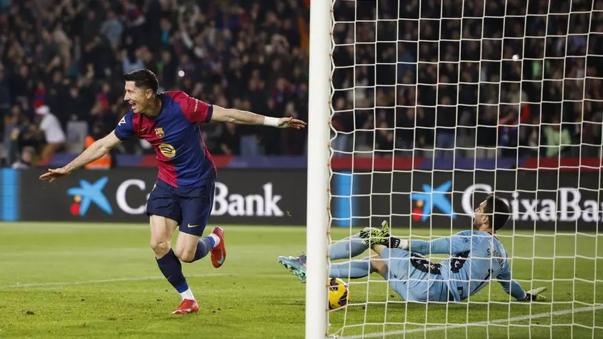 El 3-0 del FC Barcelona en el FC Barcelona 3-0 Osasuna de la jornada 27 de LaLiga EA Sports