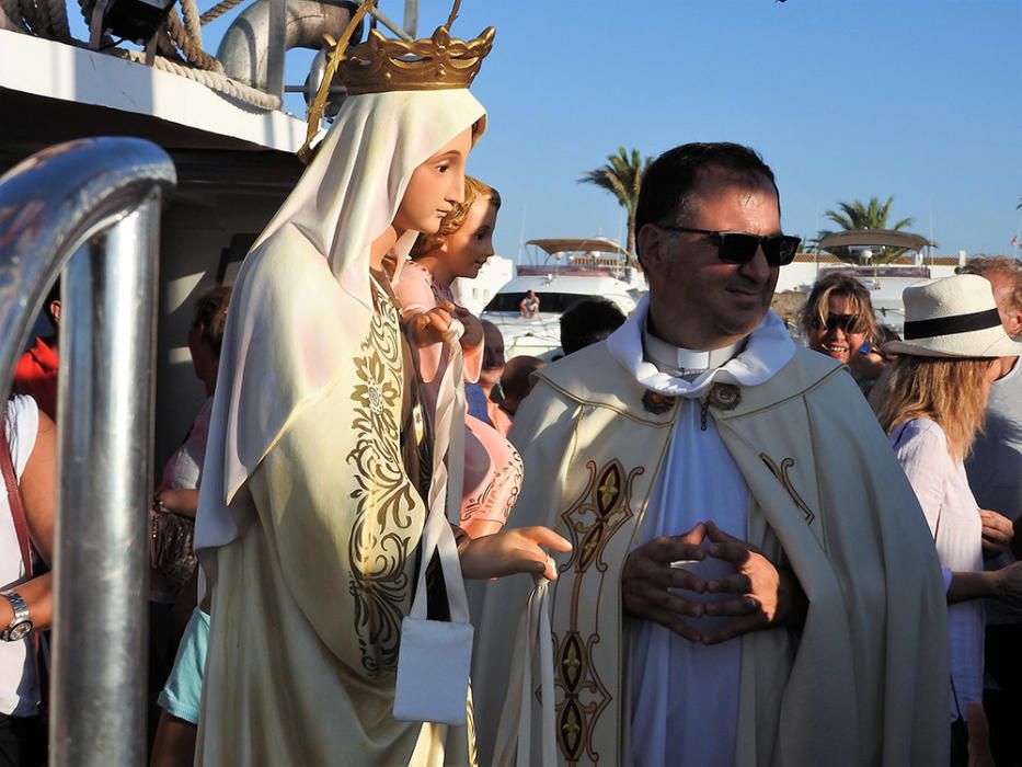 Procesión de la Virgen del Carmen en Formentera