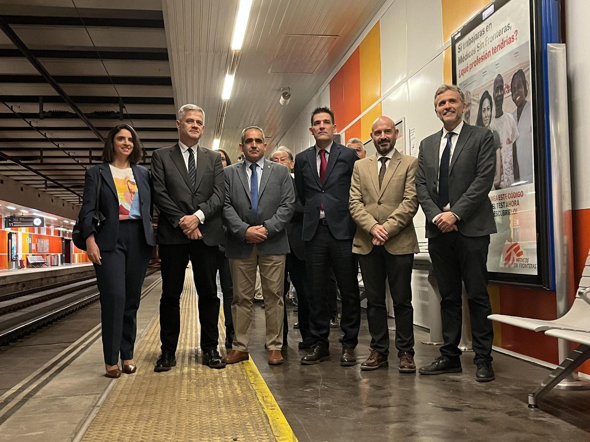 Inauguración de la llegada del Cercanías, C2, a El Chorro-Caminito del Rey