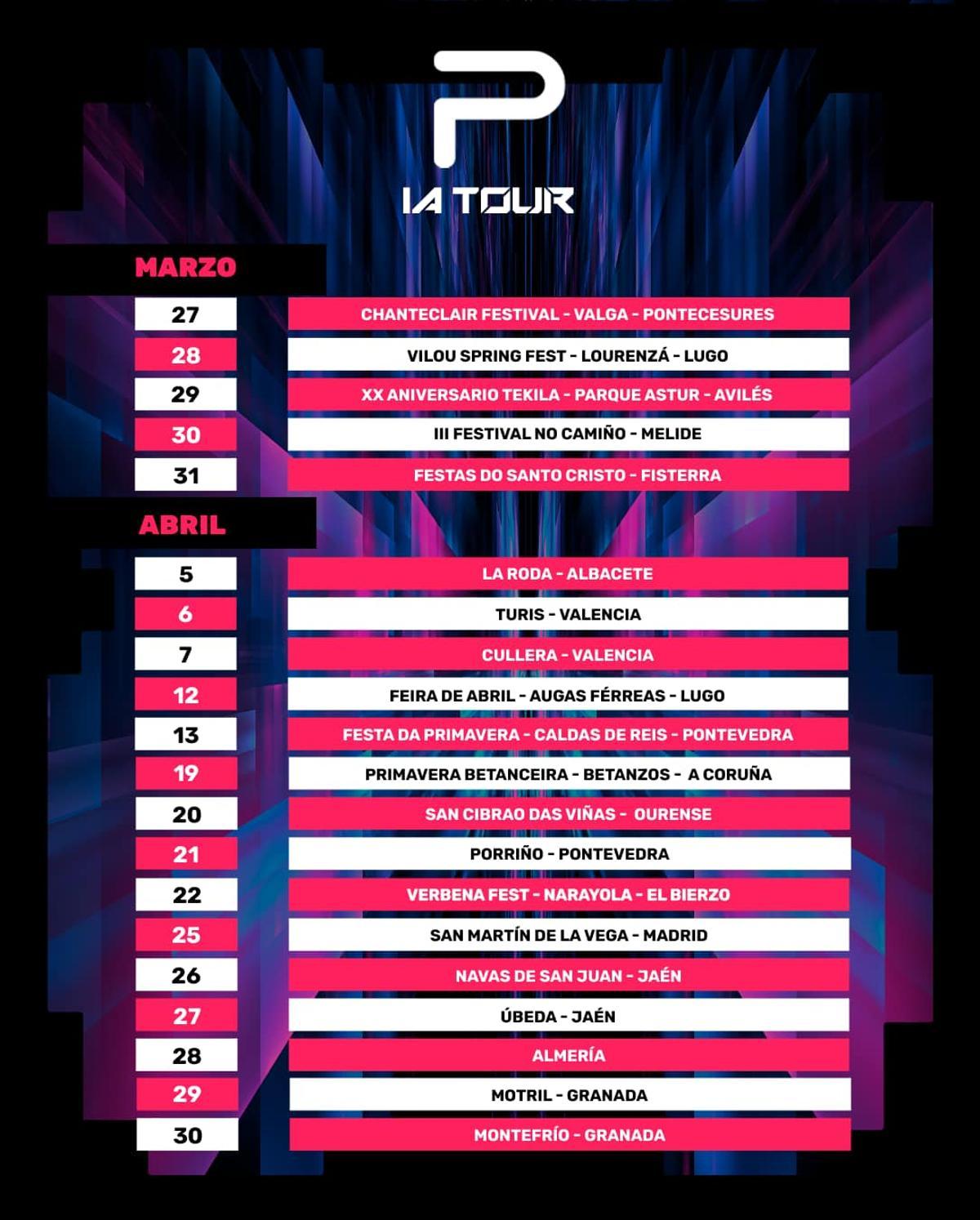 El calendario inmediato de Panorama.