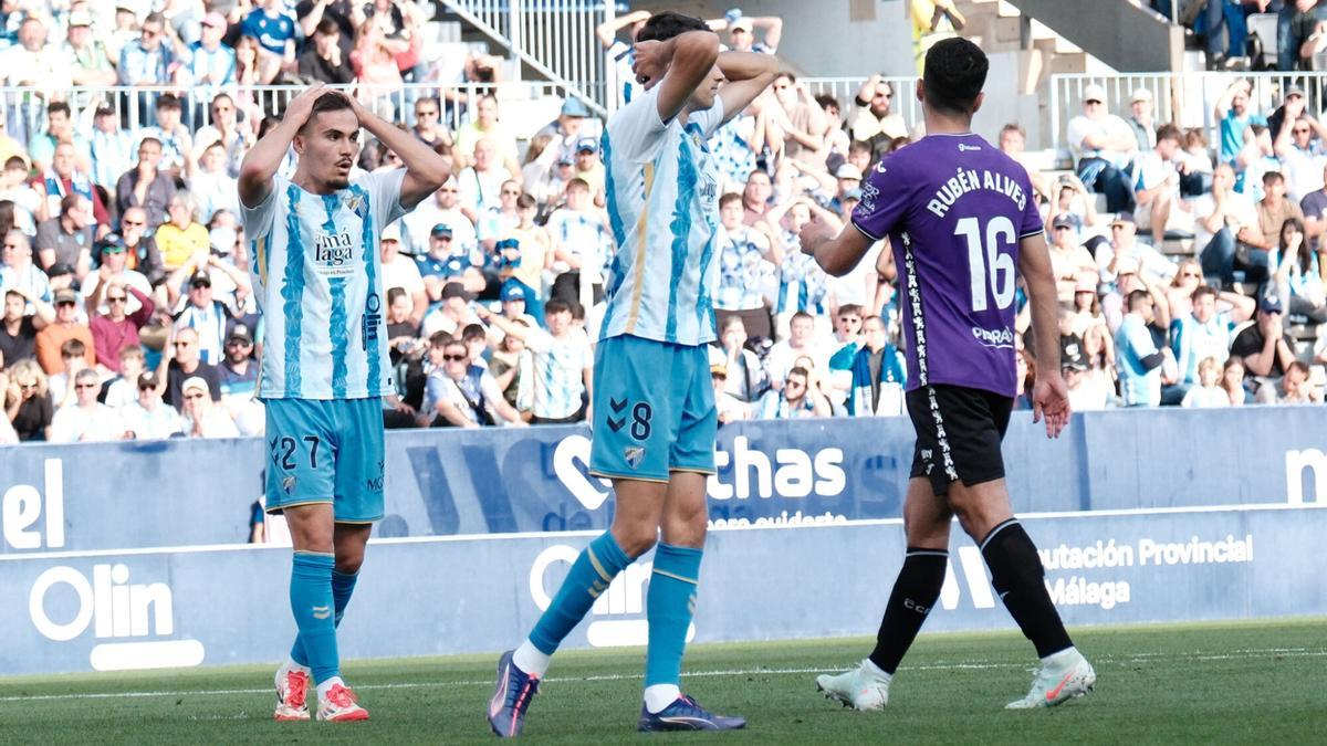 La Rosaleda. Liga Hypermotion. Jornada 34 Málaga CF vs Córdoba CF