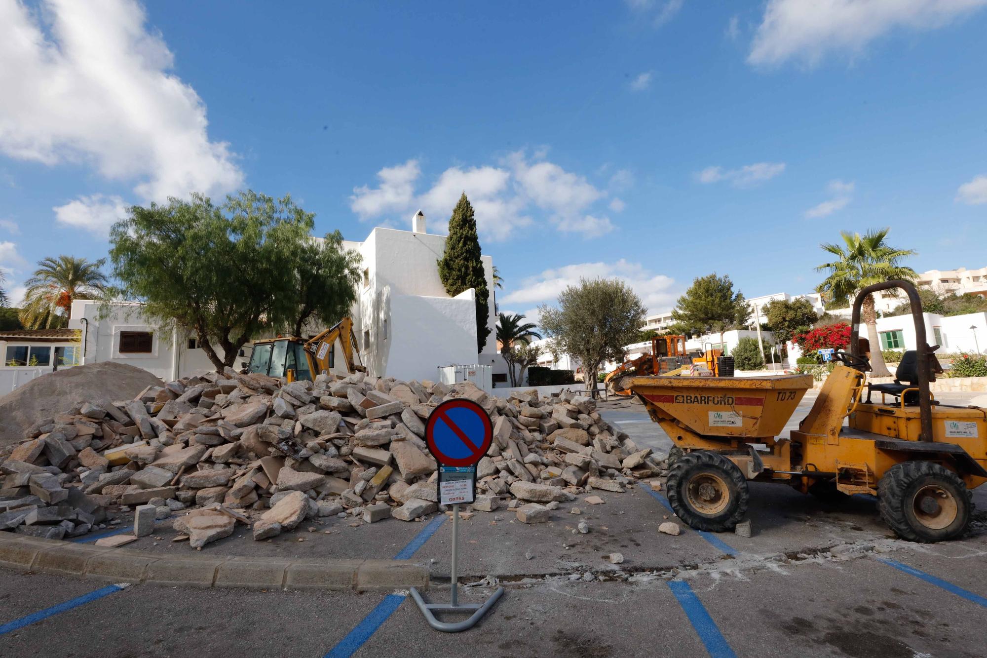 Comienza la reforma del casco urbano de Sant Josep