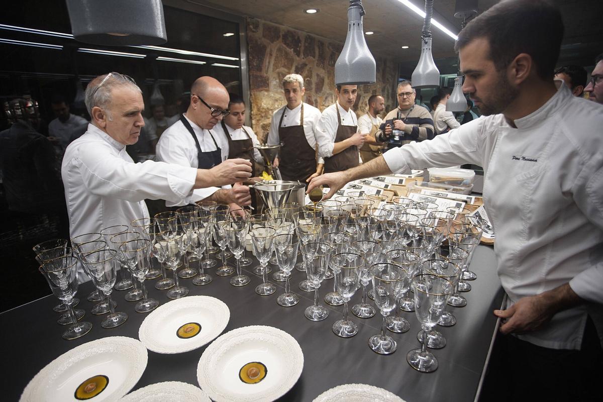 Les imatges del sopar dels restaurants gironins amb estrella Michelin a l'Esperit Roca