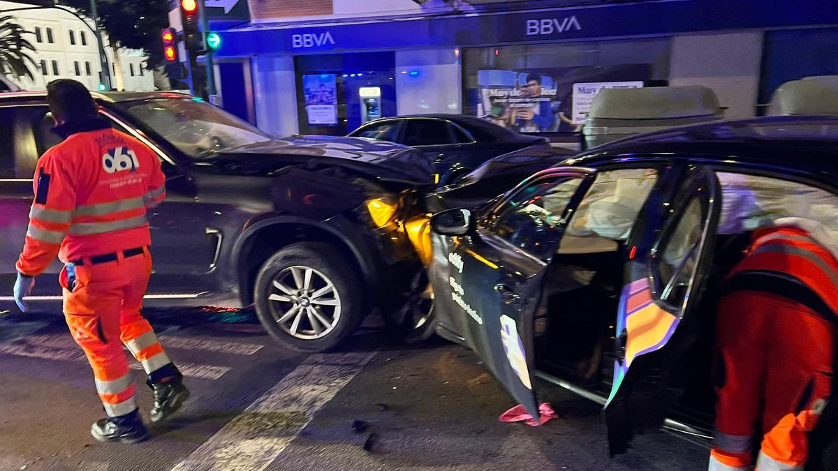 Un accidente entre Luis Montoto y Cruz del Campo deja dos heridos