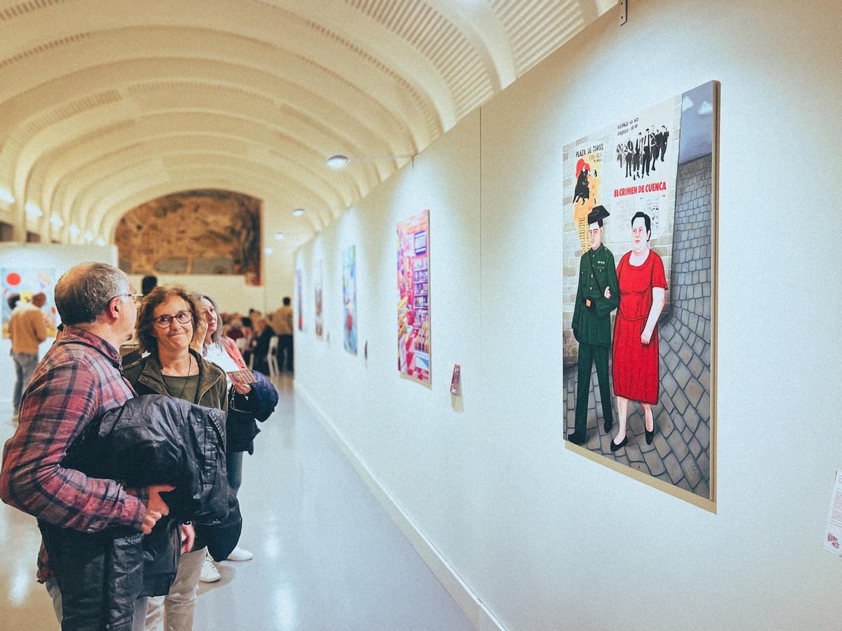 Imagen de la exposición de Divulgacine en Espacio Séneca