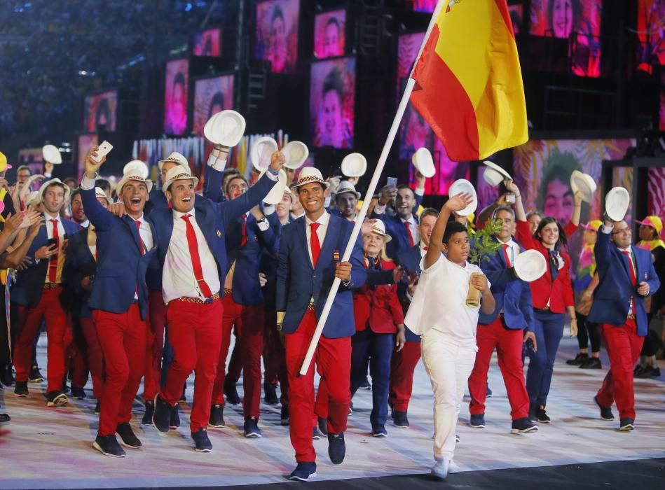 Río 2016: El desfile del equipo español en los Juegos de Río