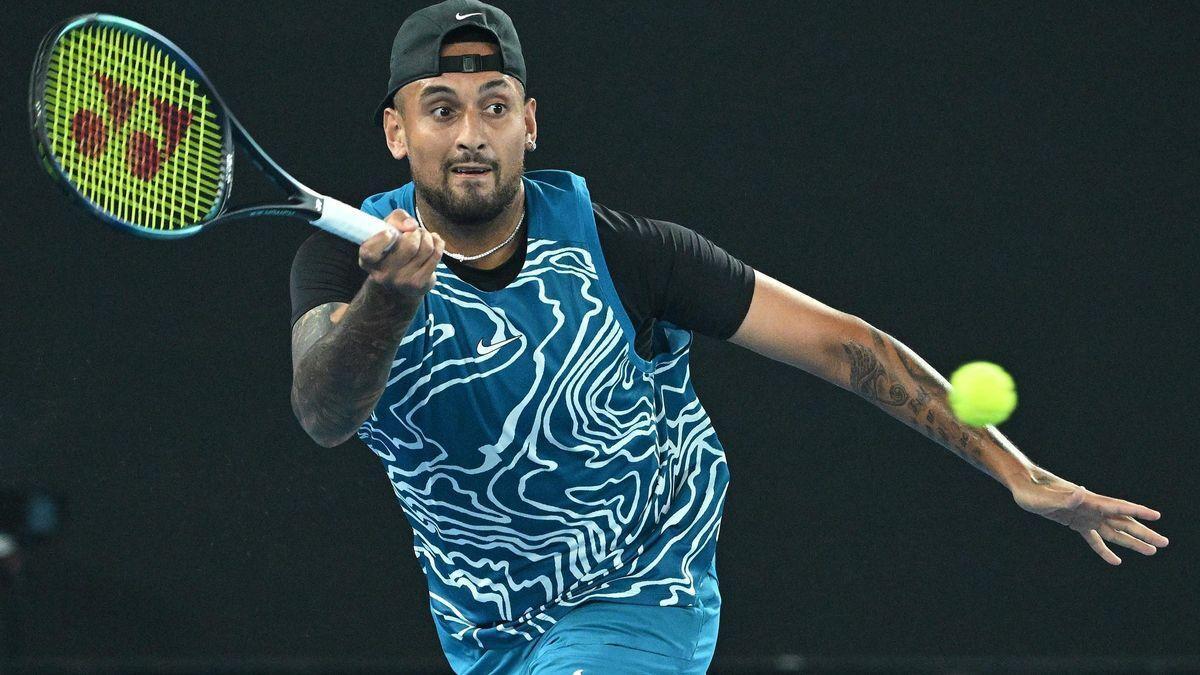 Kyrgios, durante un partido. EFE/EPA/JAMES ROSS AUSTRALIA AND NEW ZEALAND OUT