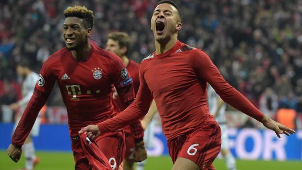 Coman y Thiago cerraron la remontada del Bayern ante la Juve