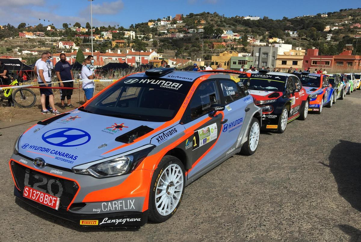 El Rallye Villa de Santa Brígida se mantiene expectante a una jornada para su inicio