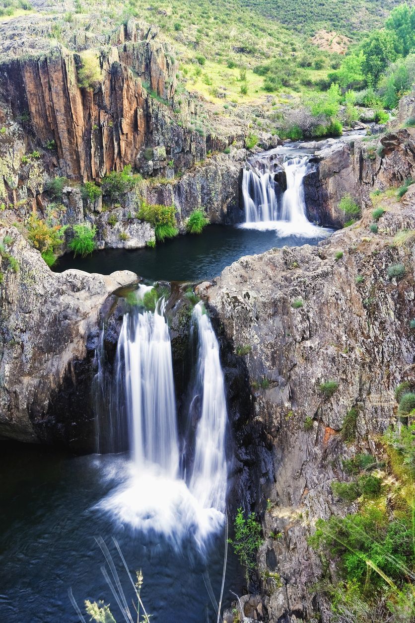 La cascada del Aljibe en Guadalajara
