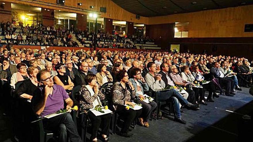 Alguns dels homenatjats a l&#039;acte de l&#039;any passat.