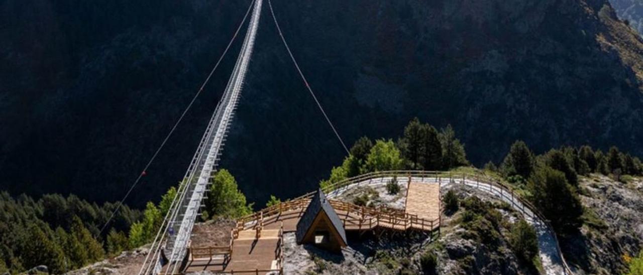 El nou pont de Canillo, a Andorra, en una imatge recent.  | M.G.