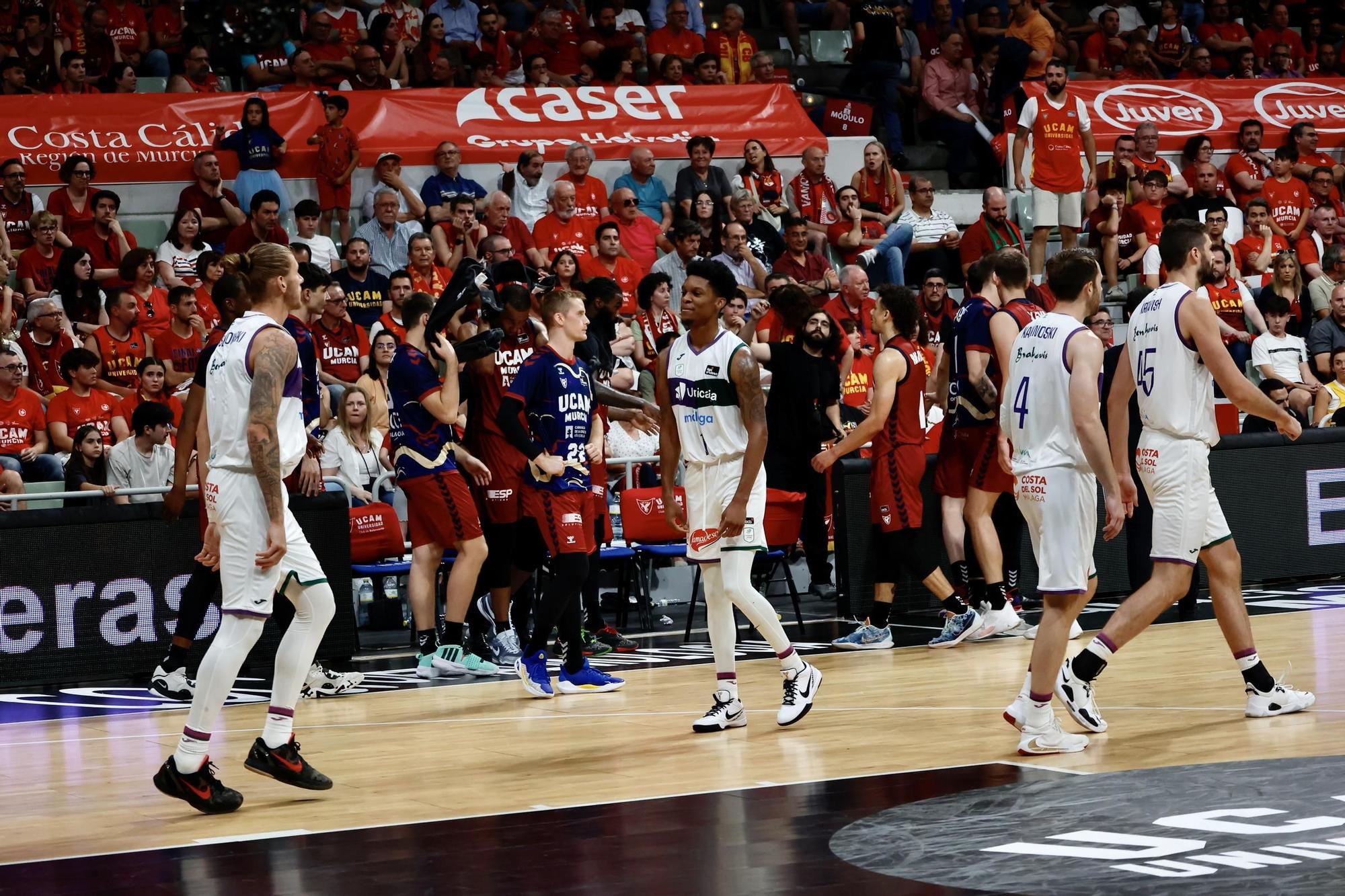 Las imágenes del cuarto partido de semifinales de la ACB entre el UCAM Murcia - Unicaja