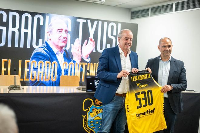 Txus Vidorreta se despide del CB Canarias
