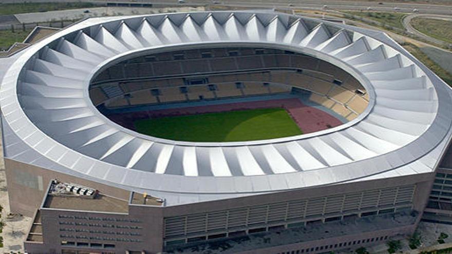 Imagen del estadio de La Cartuja, donde se disputará la final de la Copa Davis.