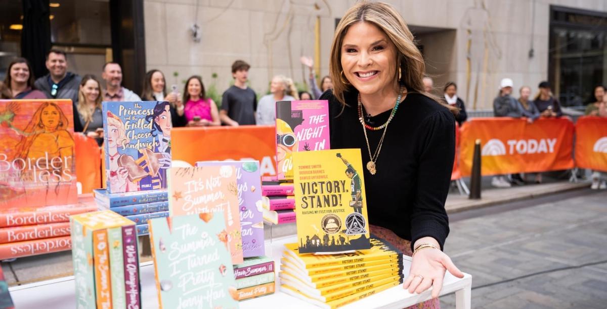 Jenna Bush, antes de comenzar su programa en la NBC.