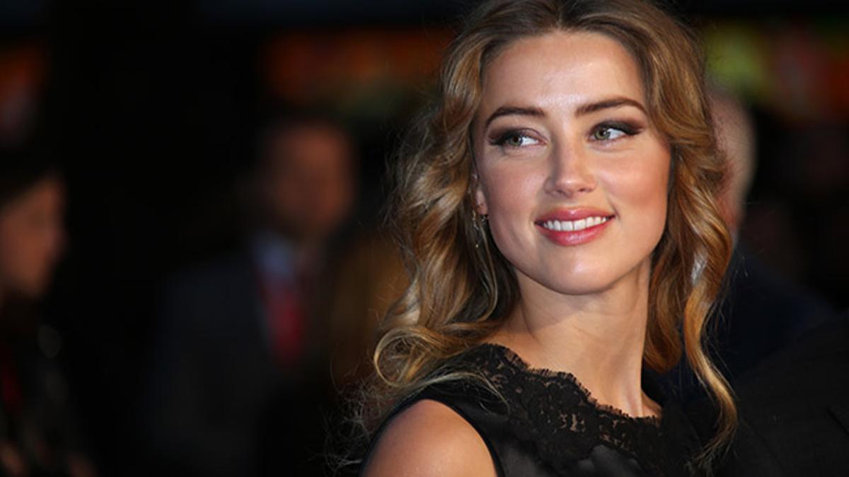 Amber Heard durante un evento en Londres