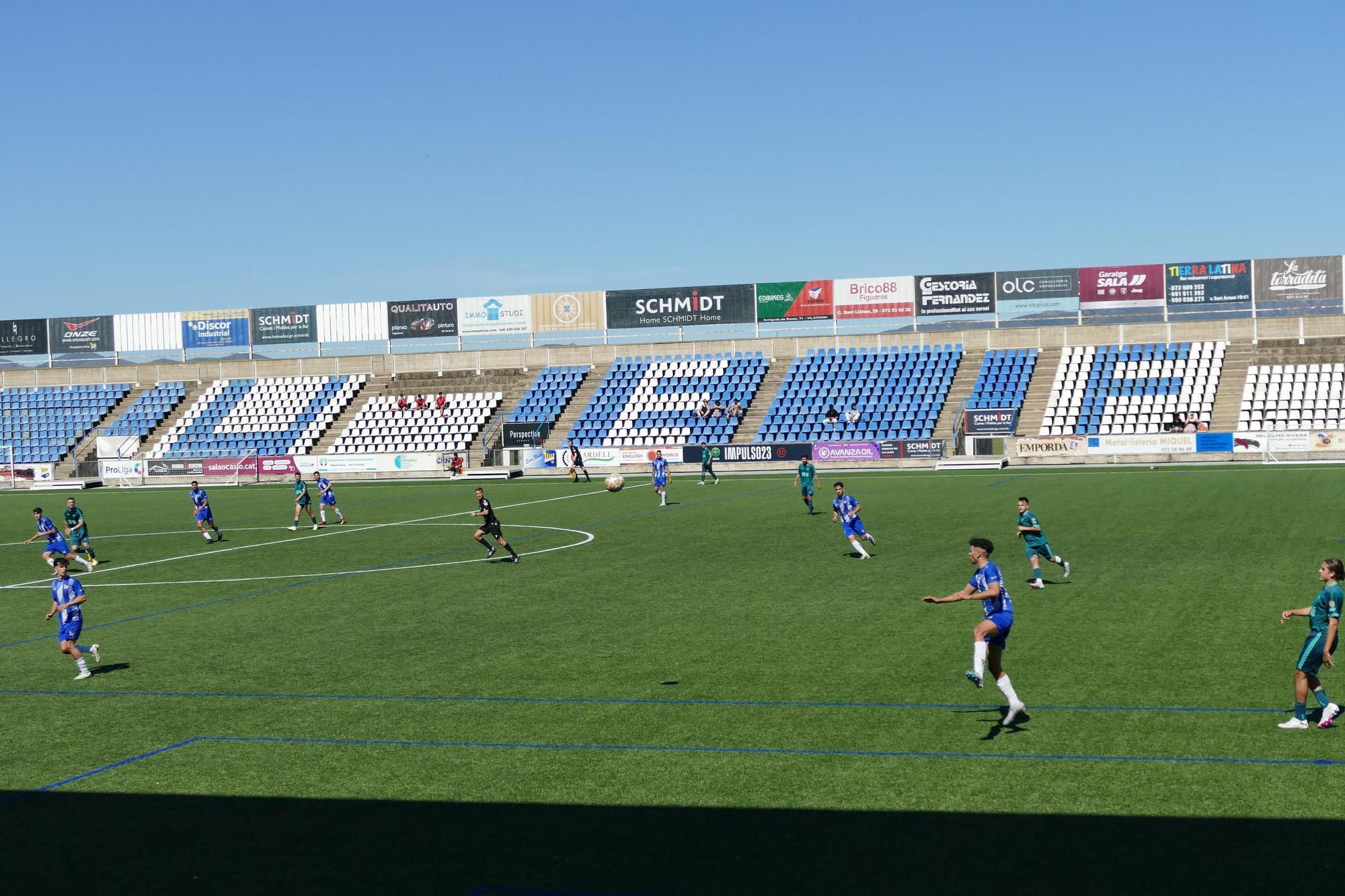 Eufòria al Figueres celebrant l'accés a la promoció d’ascens a Tercera RFEF