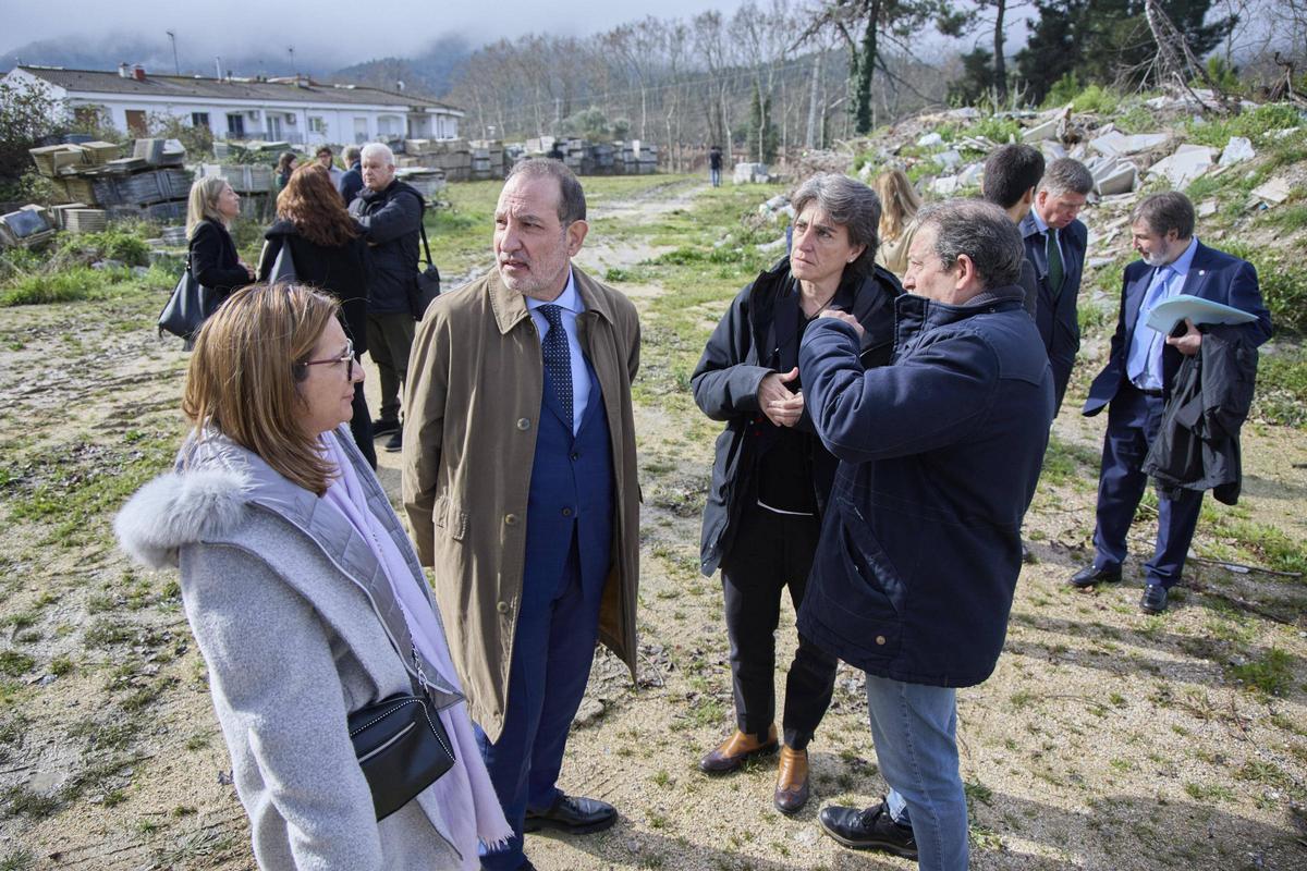 Les imatges del solar on s'aixecarà el nou jutjat de Santa Coloma de Farners