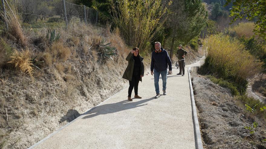 Ontinyent mejora el acceso ciclopeatonal al Pou Clar por la Senda de l’Alba