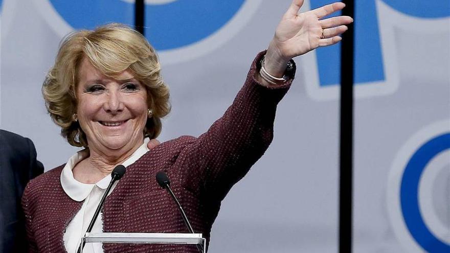 Esperanza Aguirre: &quot;Me gustaría muchísimo que Ciudadanos estuviera en el PP&quot;