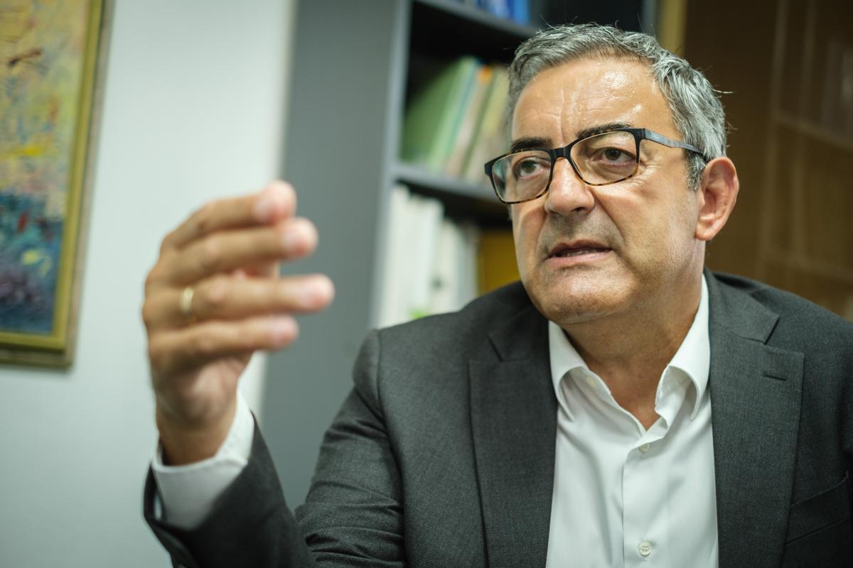 Sebastián Martín, alcalde de Arico.
