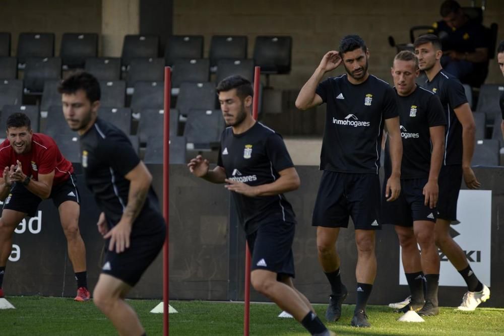 Entrenamiento del FC Cartagena en el Cartagonova (07/06/2019)