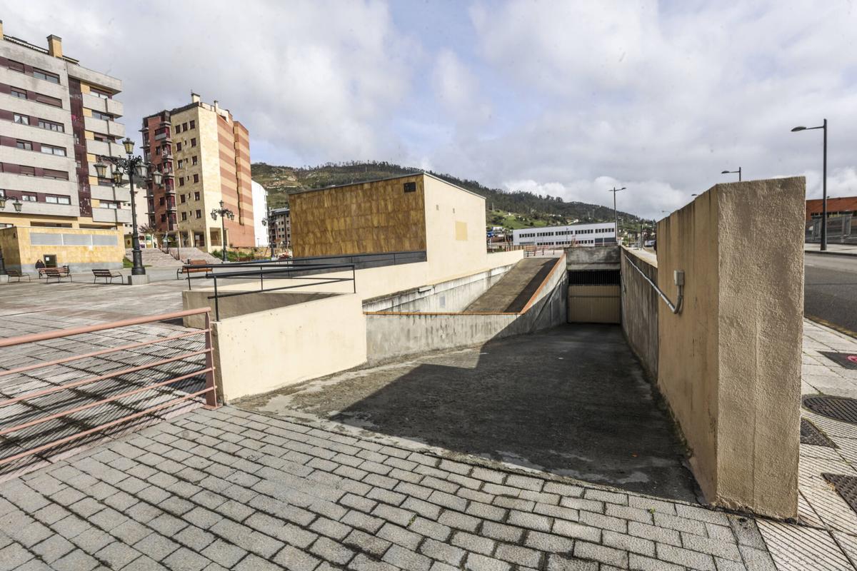 El parking de Ferreros.