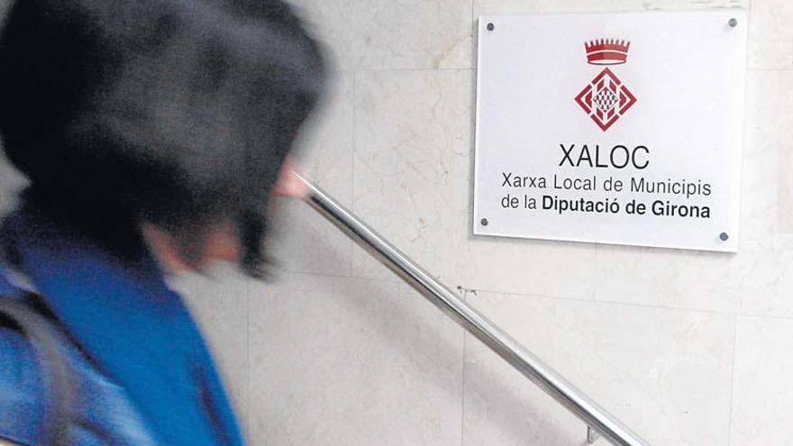 El cartell de Xaloc, situat a l&#039;entrada de l&#039;organisme · Diari de Girona