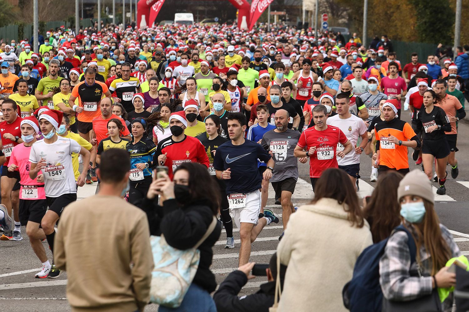 La carrera Popular de Nochebuena de Gijón, en imágenes - La Nueva España