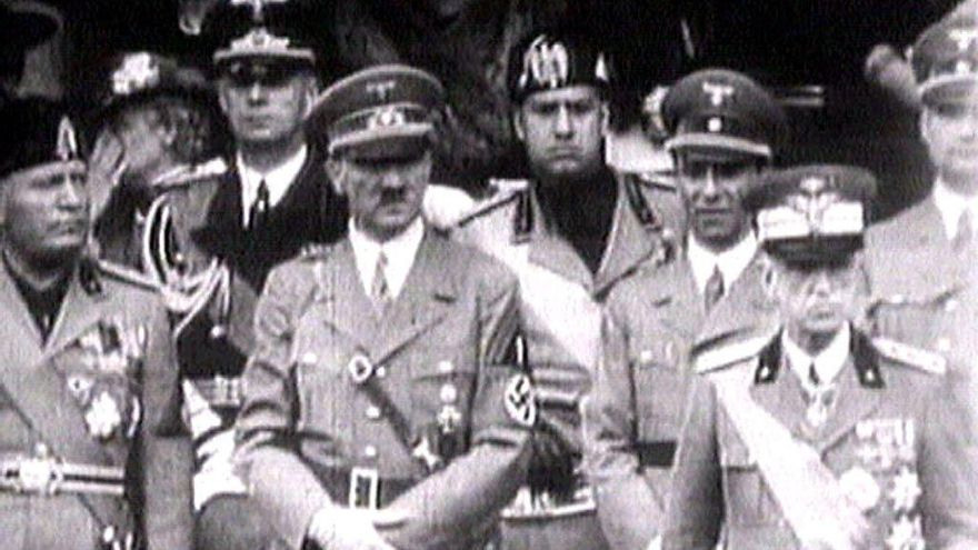 Adolf Hitler y Benito Mussolini en 1941.