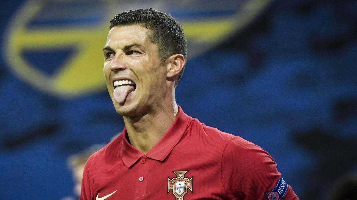 Cristiano Ronaldo ante Suecia en un partido de la UEFA Nations League
