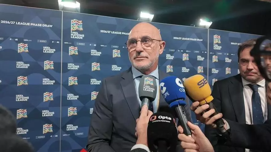 Luis de la Fuente, sobre las lesiones, las opciones de Morata y la recuperación de Mikel Merino