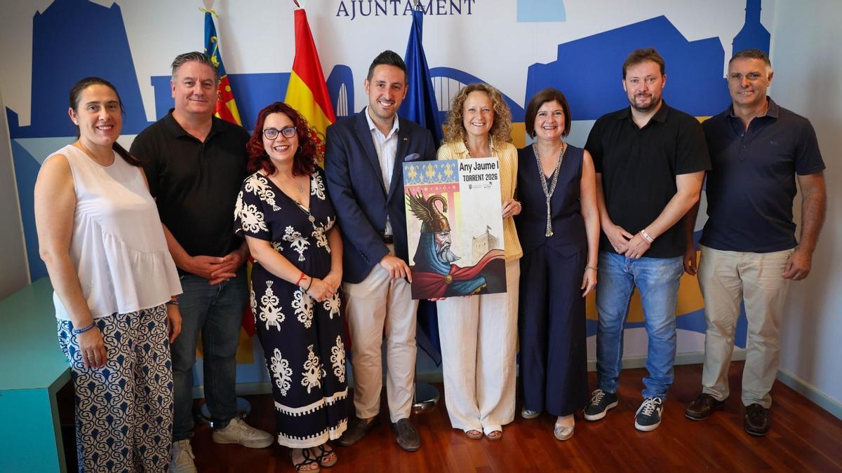 Torrent presenta la programación conmemorativa del 750 aniversario de la muerte de Jaume I coincidiendo con su efeméride.