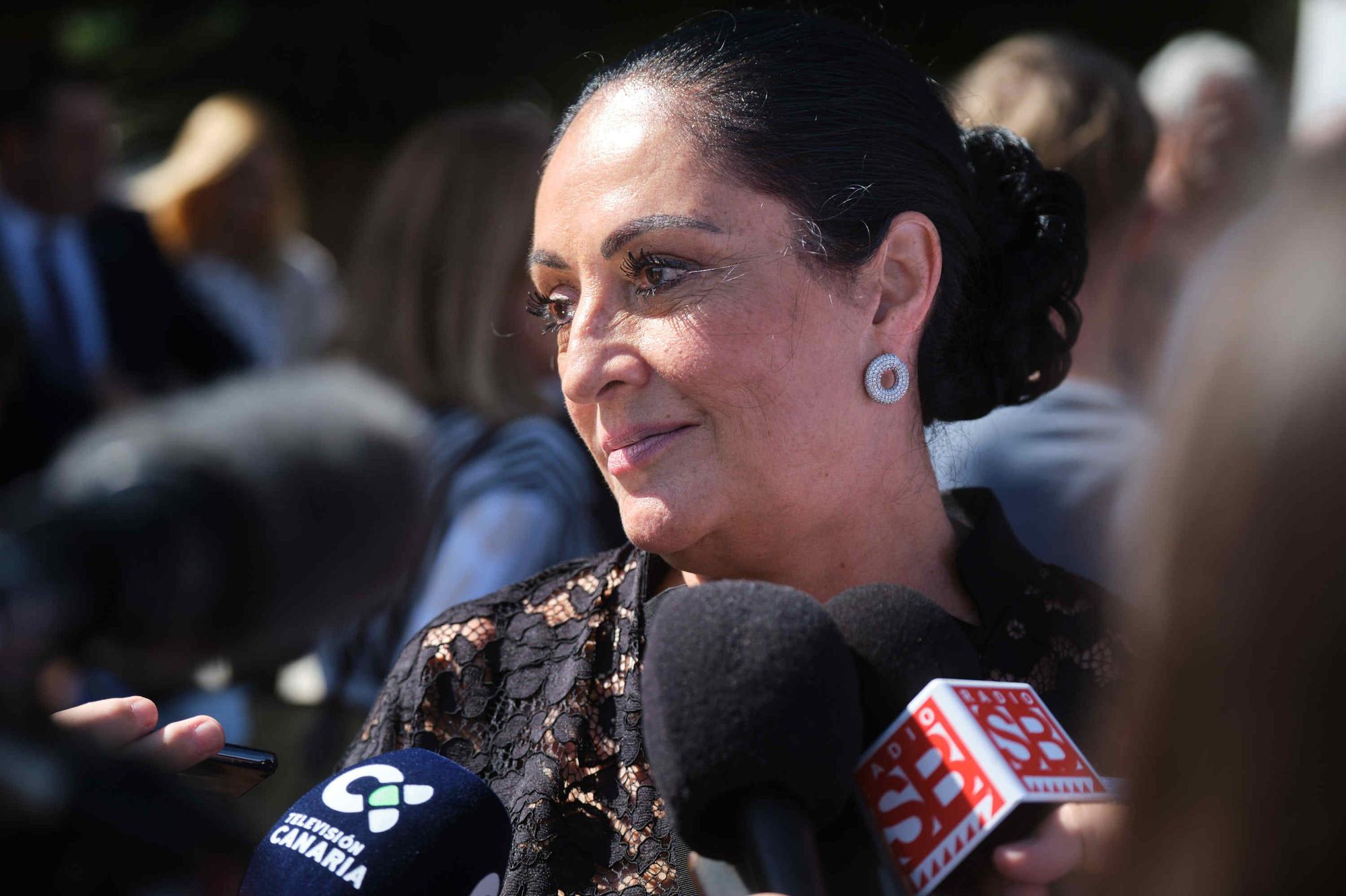 Entierro de los restos recuperados del físico Blas Cabrera Felipe en el cementerio de San Luis, La Laguna